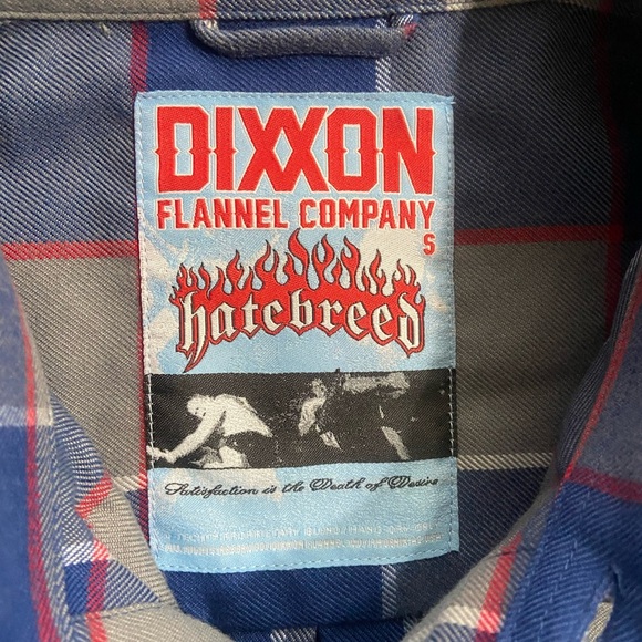 Dixxon original hatebreed flannel with sticker S - Picture 4 of 6